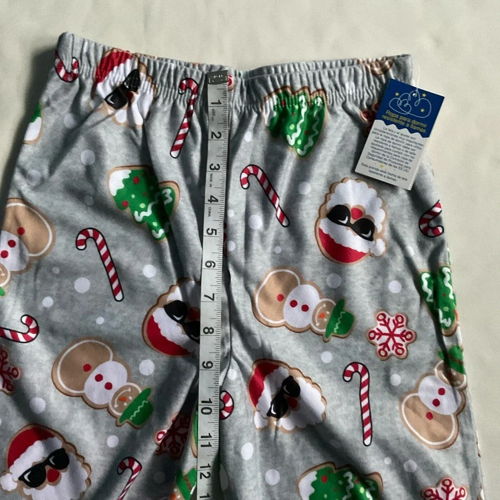 Up Late 2 pack Boys  Pajama Pants‎ With  Socks Size M 6/8 Holiday